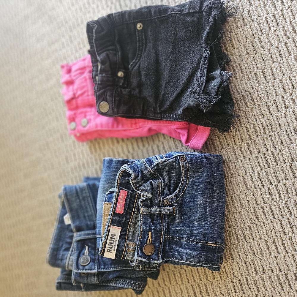 RUUM Denim and Pink Shorts Bundle